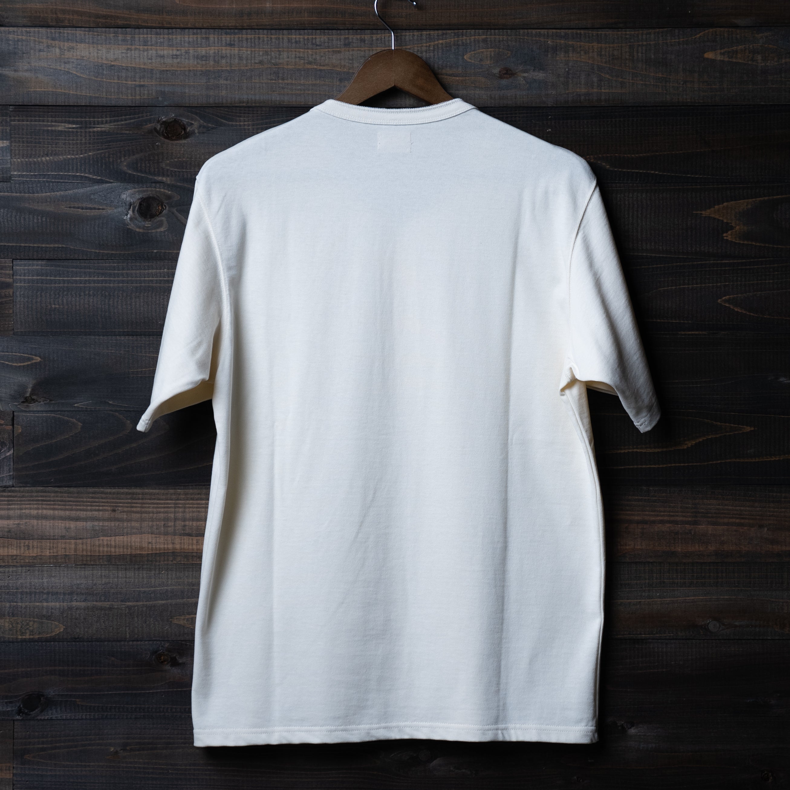 Henley neck t-shirt