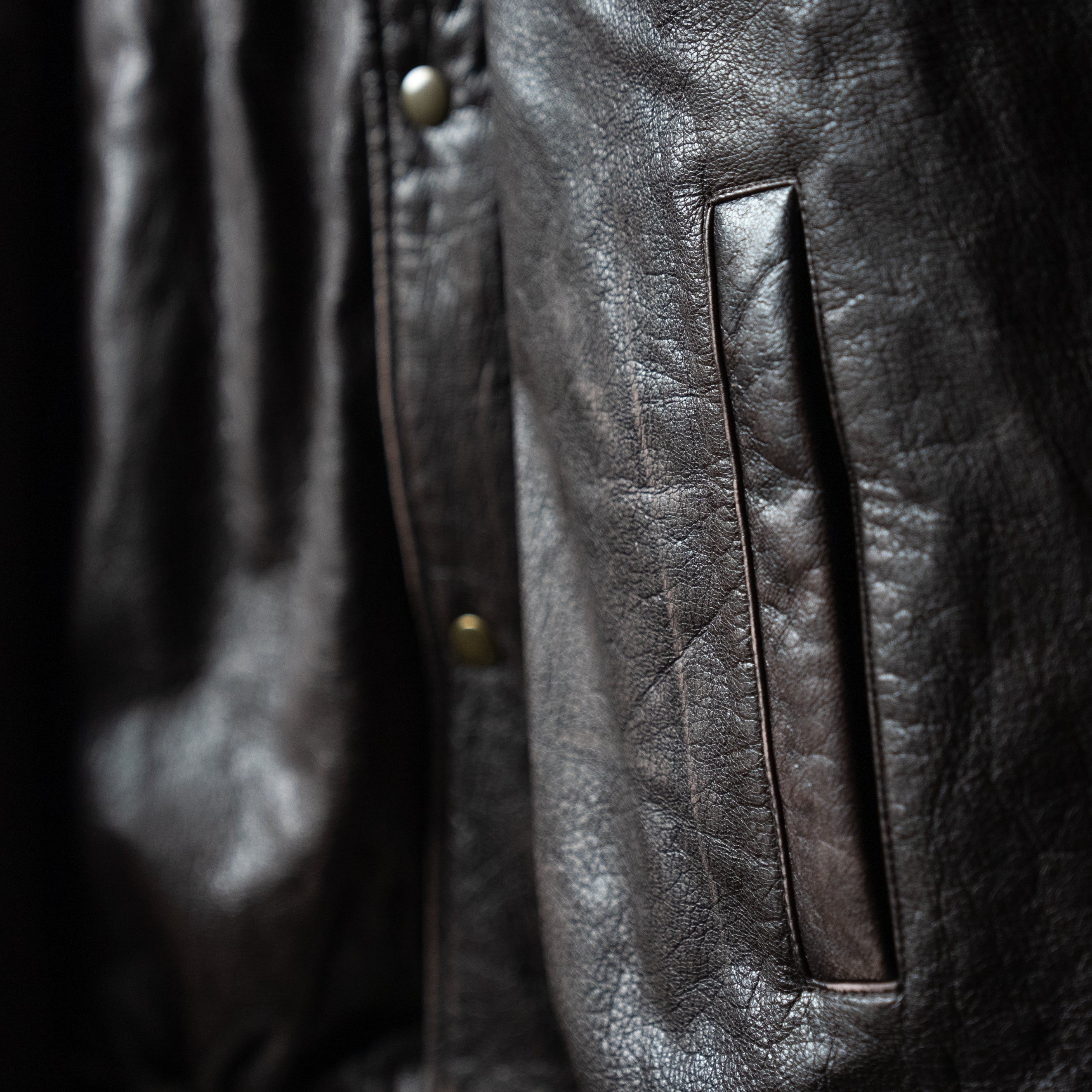 PABLO VINCI Leather down jacketLeathe